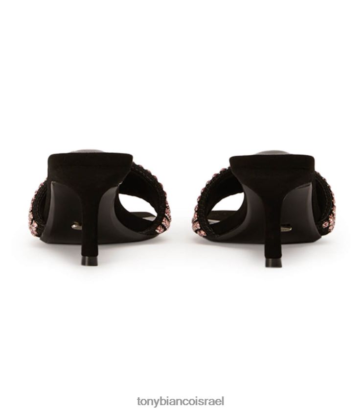 עקבים נמוכים | נשים קריסטל ורוד/זמש שחור Tony Bianco עקבי עמוס 8BNR8T290